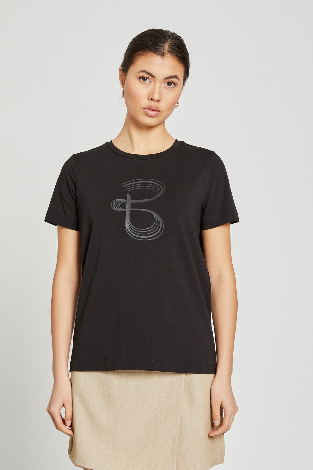 Bruuns Bazaar Women AlnusBBRuba T-shirt T-shirts Black