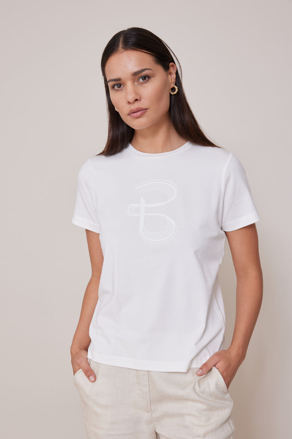 Bruuns Bazaar Women AlnusBBRuba T-shirt T-shirts White