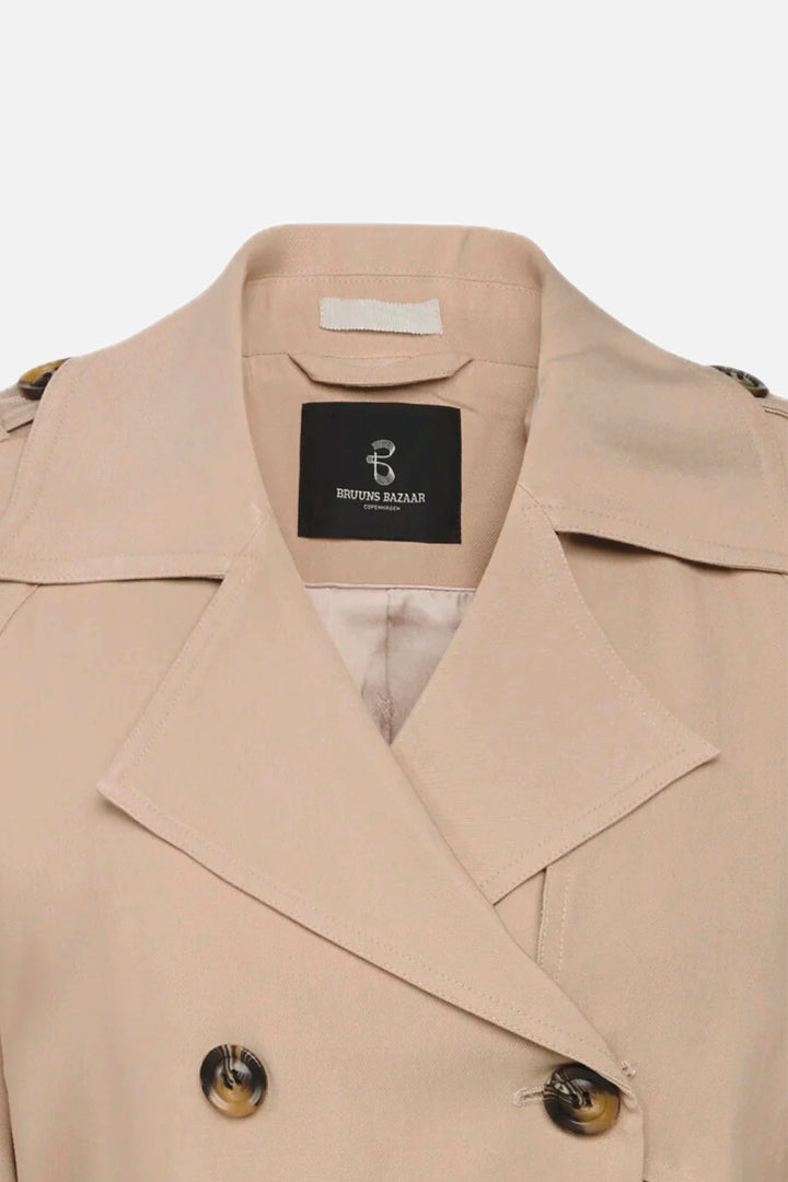 Bruuns Bazaar Women BellsBBIdara frakke Overtøj Roasted Grey Khaki