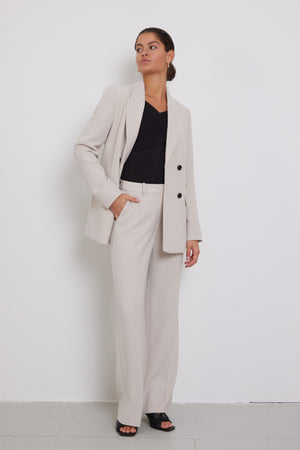 Bruuns Bazaar Women BrassicaBBEleza bukser Bukser Silver Cloud