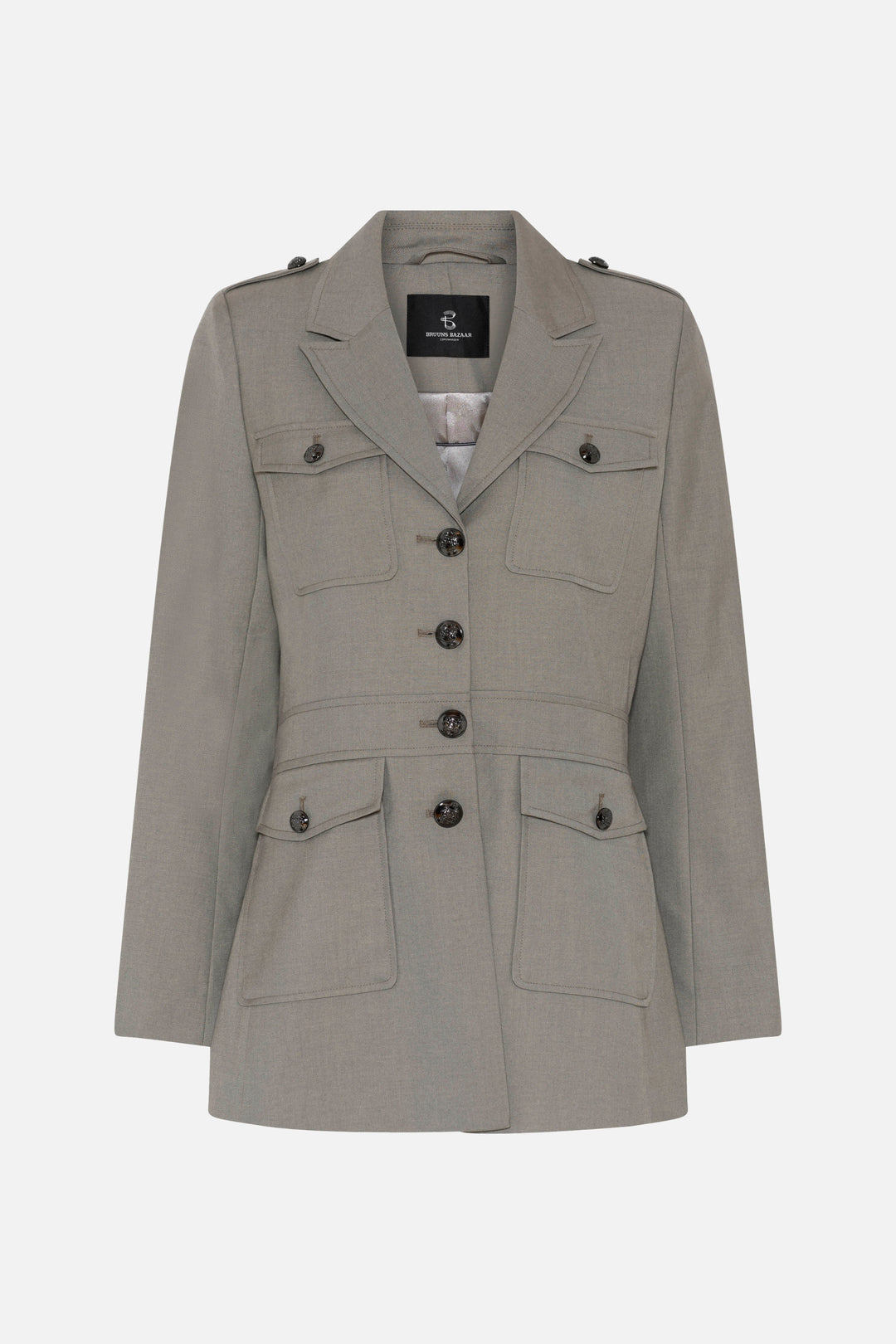 Bruuns Bazaar Women CarotaBBBakita jakke Blazere Concrete