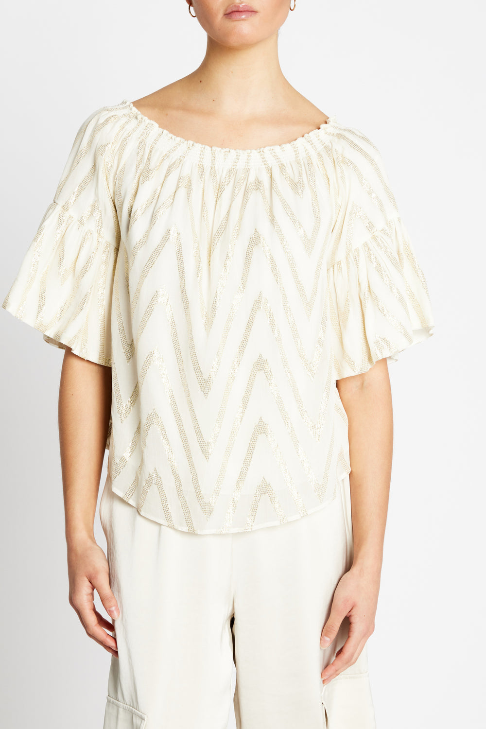 Bruuns Bazaar Women CollardBBCarlis bluse Bluser Kit w Metallic