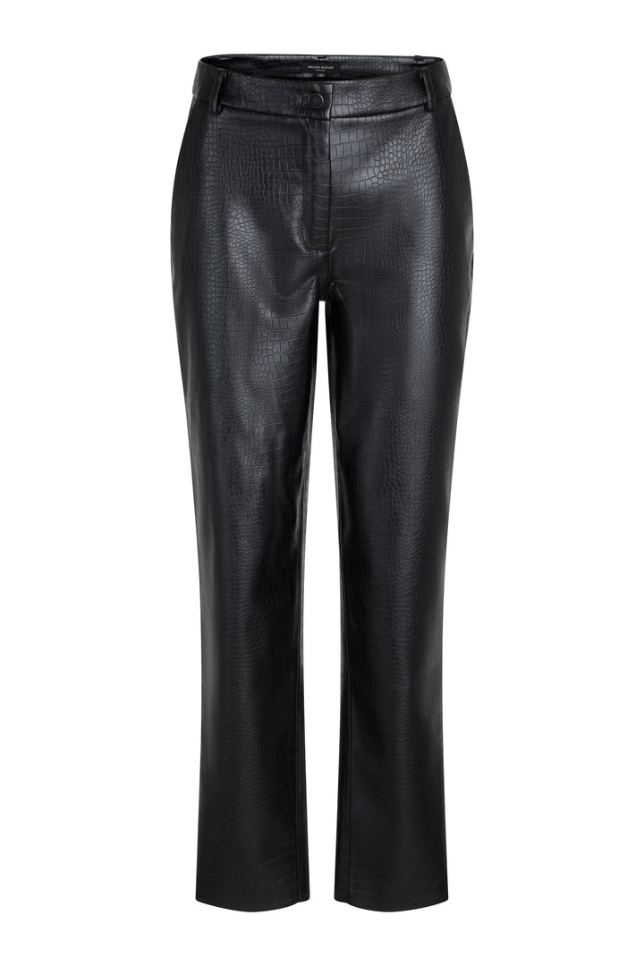 Bruuns Bazaar Women CrocoBBDagga pants Bukser Black