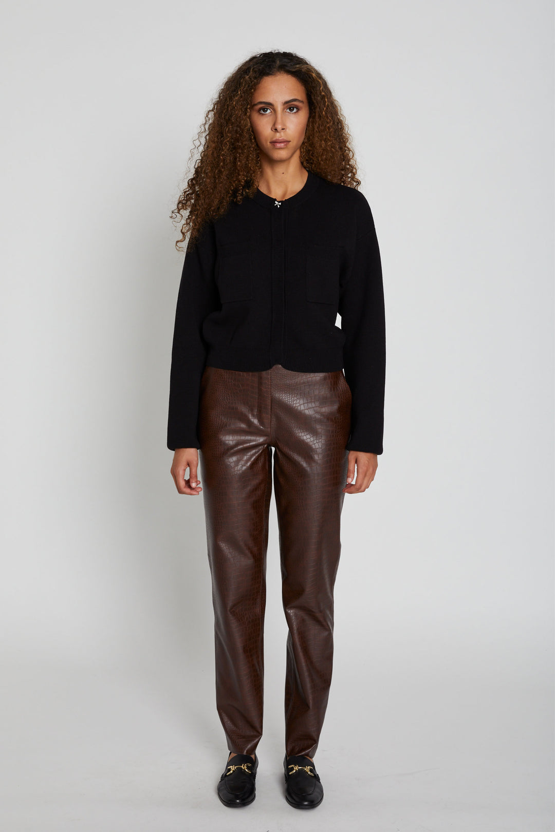 Bruuns Bazaar Women CrocoBBDagga pants Bukser Delicioso