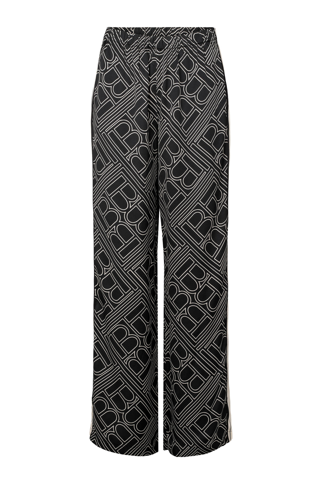 Bruuns Bazaar Women FloretBBRina pants Bukser Dark logo print