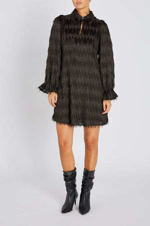 Bruuns Bazaar Women FrillyBBArmade kjole Kjoler Black