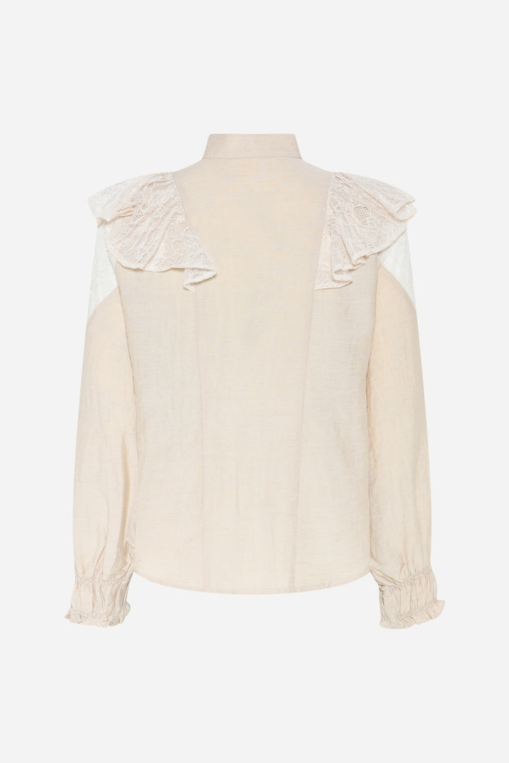 Bruuns Bazaar Women HispidusBBYona skjorte Skjorter .Sand