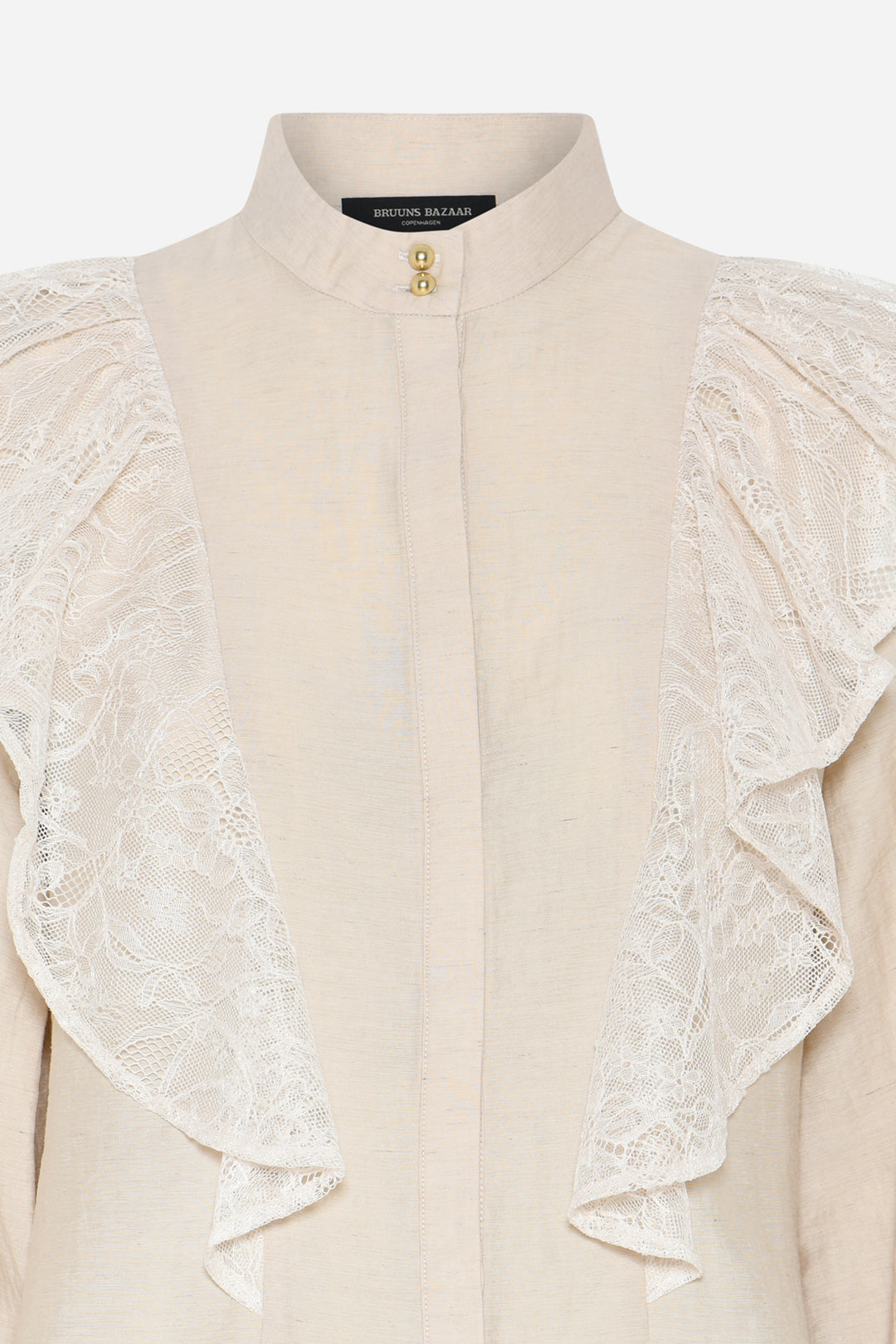 Bruuns Bazaar Women HispidusBBYona skjorte Skjorter .Sand