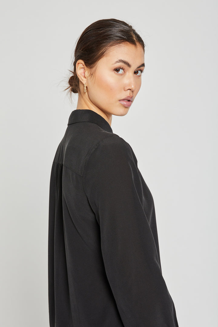 Bruuns Bazaar Women LillieBBCorinna silkeskjorte Skjorter Black
