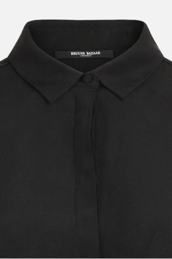 Bruuns Bazaar Women LillieBBCorinna silkeskjorte Skjorter Black