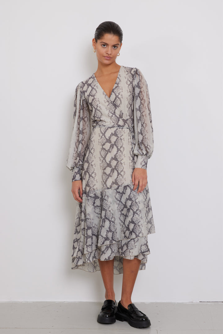Bruuns Bazaar Women PhloxBBNora dress Kjoler Light snake print