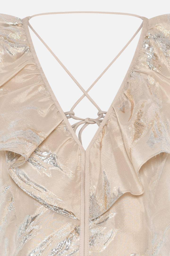 Bruuns Bazaar Women PlantagoBBOlla top Bluser Light Gold