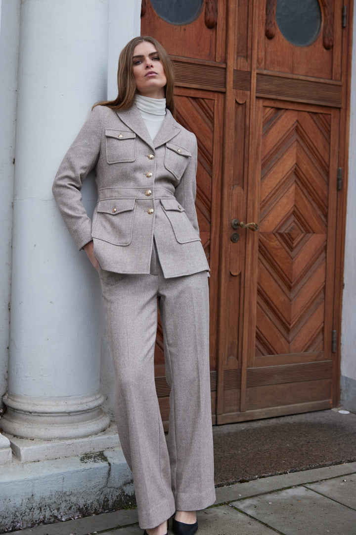 Bruuns Bazaar Women ScarletBBElezi bukser Bukser Fallen Rock