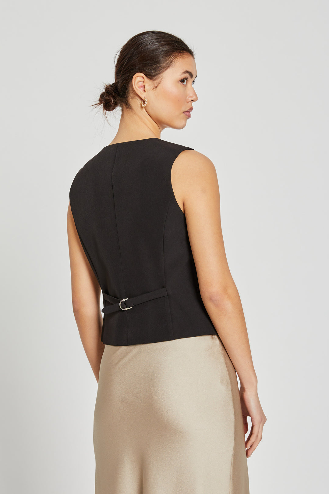 Bruuns Bazaar Women StaticeBBBielle waistcoat Blazere Black