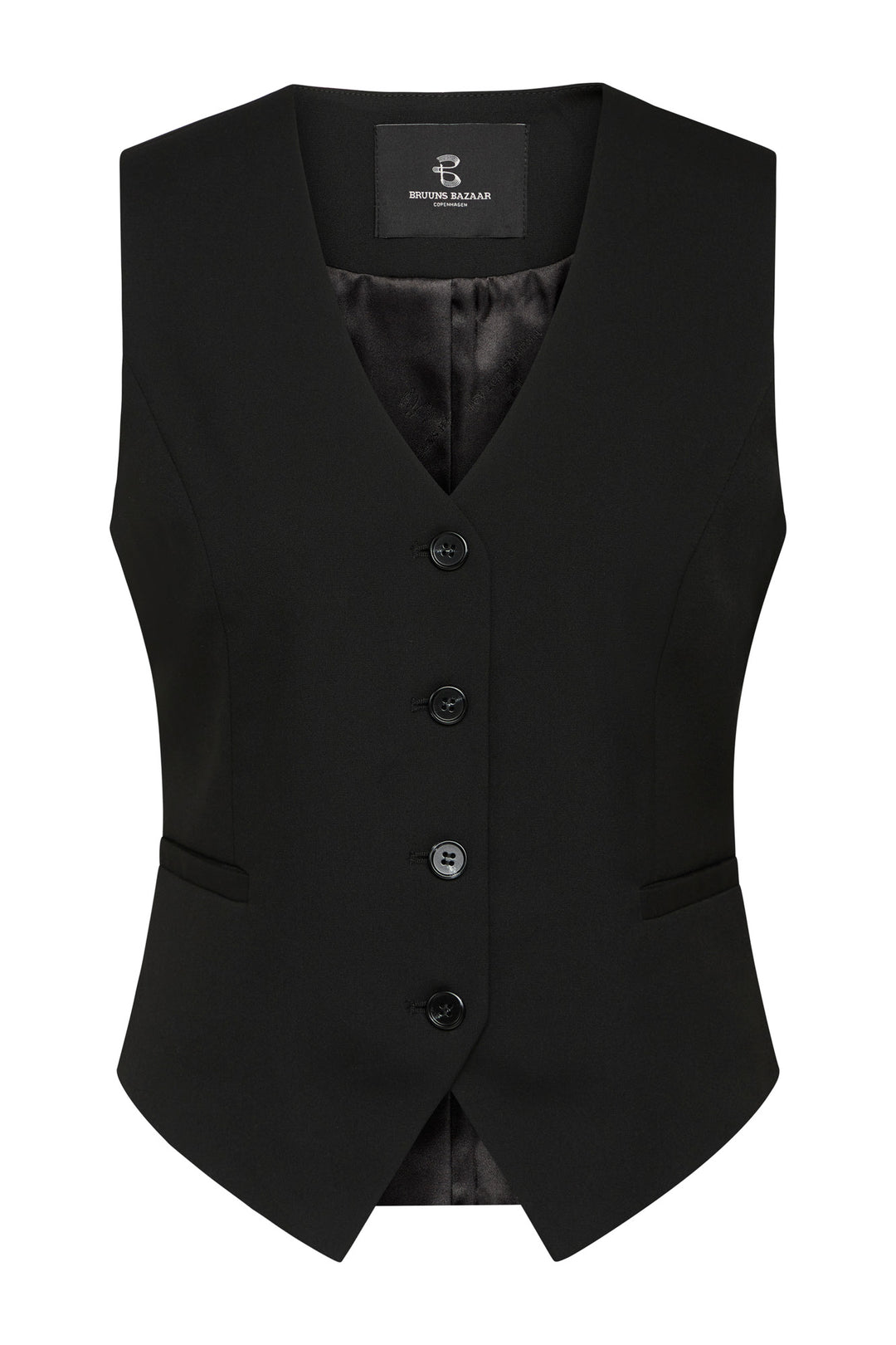 Bruuns Bazaar Women StaticeBBBielle waistcoat Blazere Black