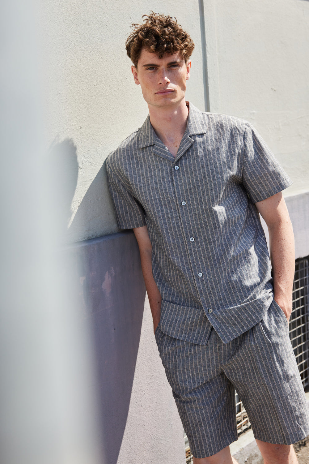 Bruuns Bazaar Men StiplinBBHomer shirt Skjorter Stripe