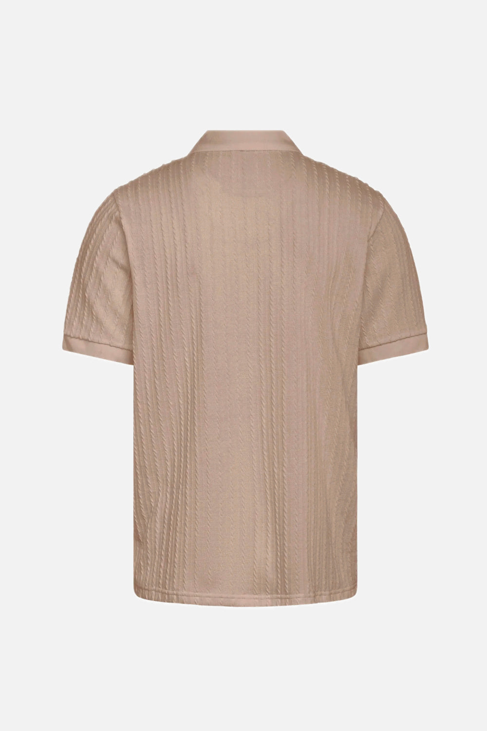 Bruuns Bazaar Men TwistedBBGonzales polo t-shirt T-shirts .Sand