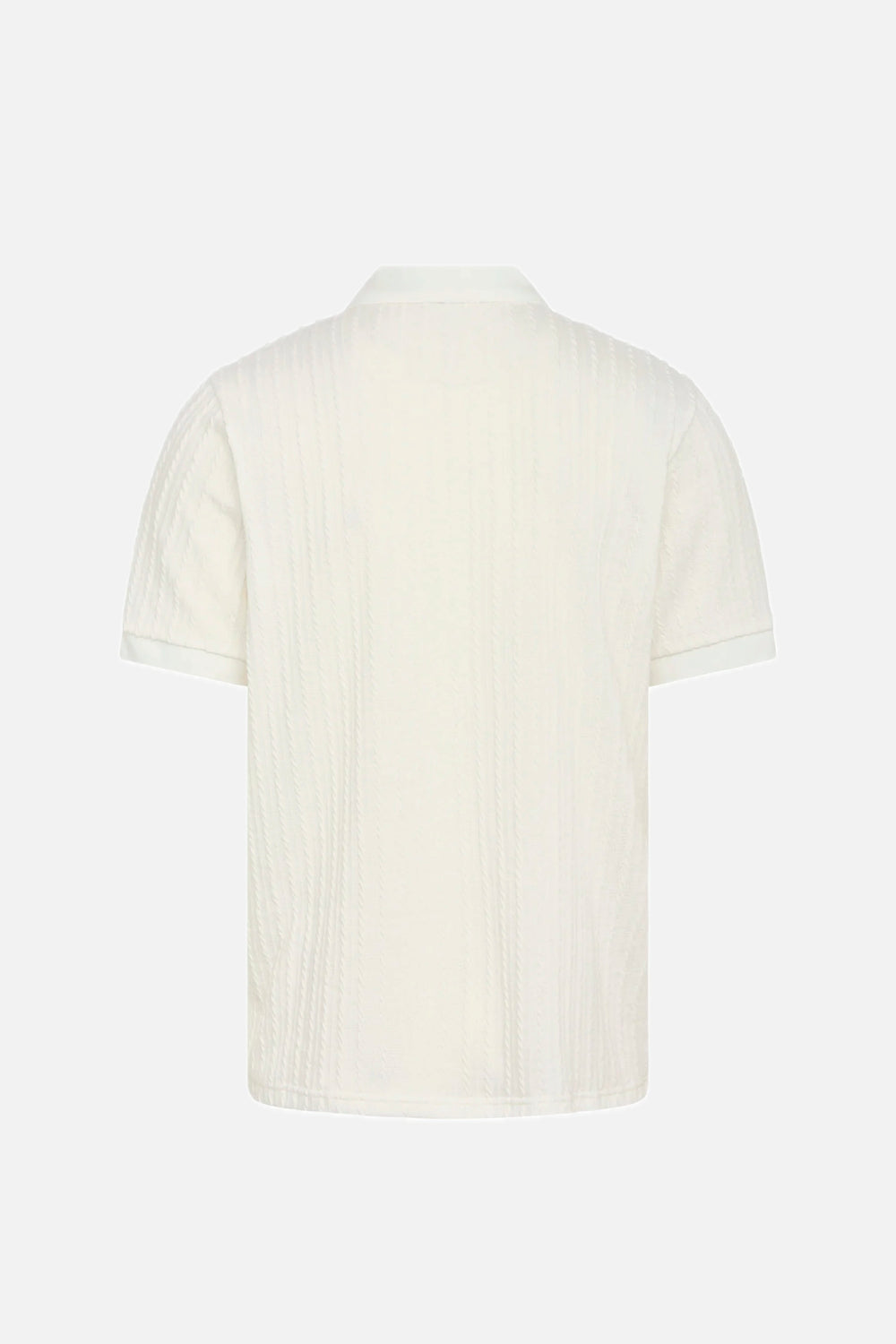 Bruuns Bazaar Men TwistedBBGonzales polo t-shirt T-shirts White