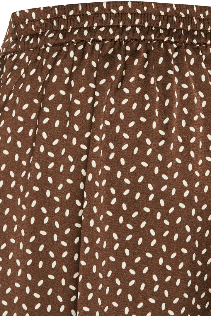 Bruuns Bazaar Women AcaciaBBAmattas skirt Skirt Brown/cream dot print