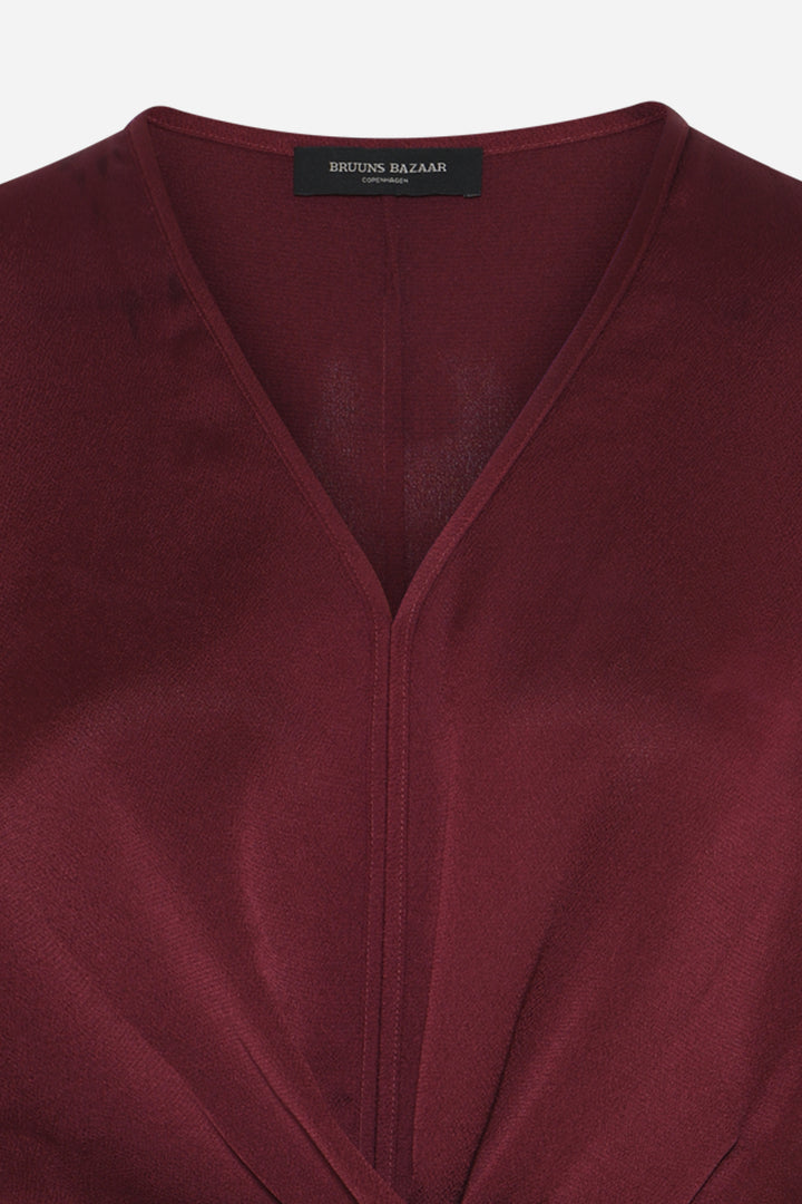 Bruuns Bazaar Women AcaciaBBJana kjole Kjoler Burgundy