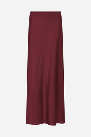 Bruuns Bazaar Women AcaciaBBJoanelle nederdel Nederdele Burgundy