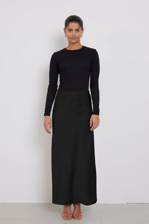 Bruuns Bazaar Women AcaciaBBJoanelle skirt Nederdele Black