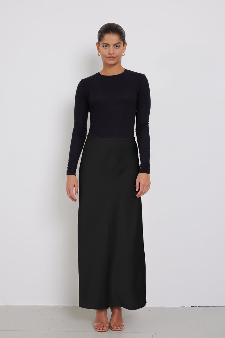 Bruuns Bazaar Women AcaciaBBJoanelle skirt Nederdele Black