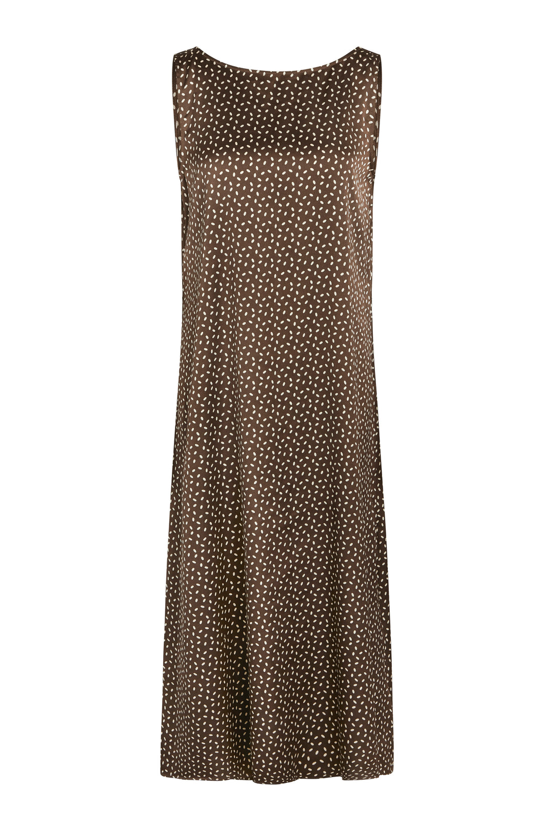 Bruuns Bazaar Women AcaciaBBKarola kjole Dress Brown/cream dot print