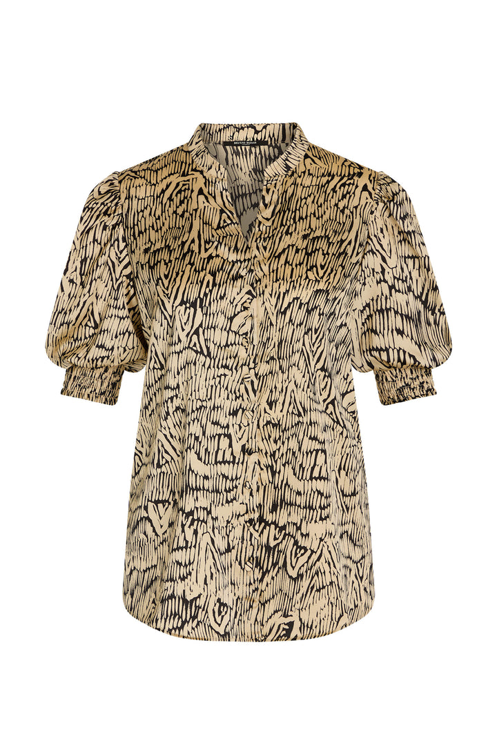 Bruuns Bazaar Women AcaciaBBLicys skjorte Skjorter Black  print