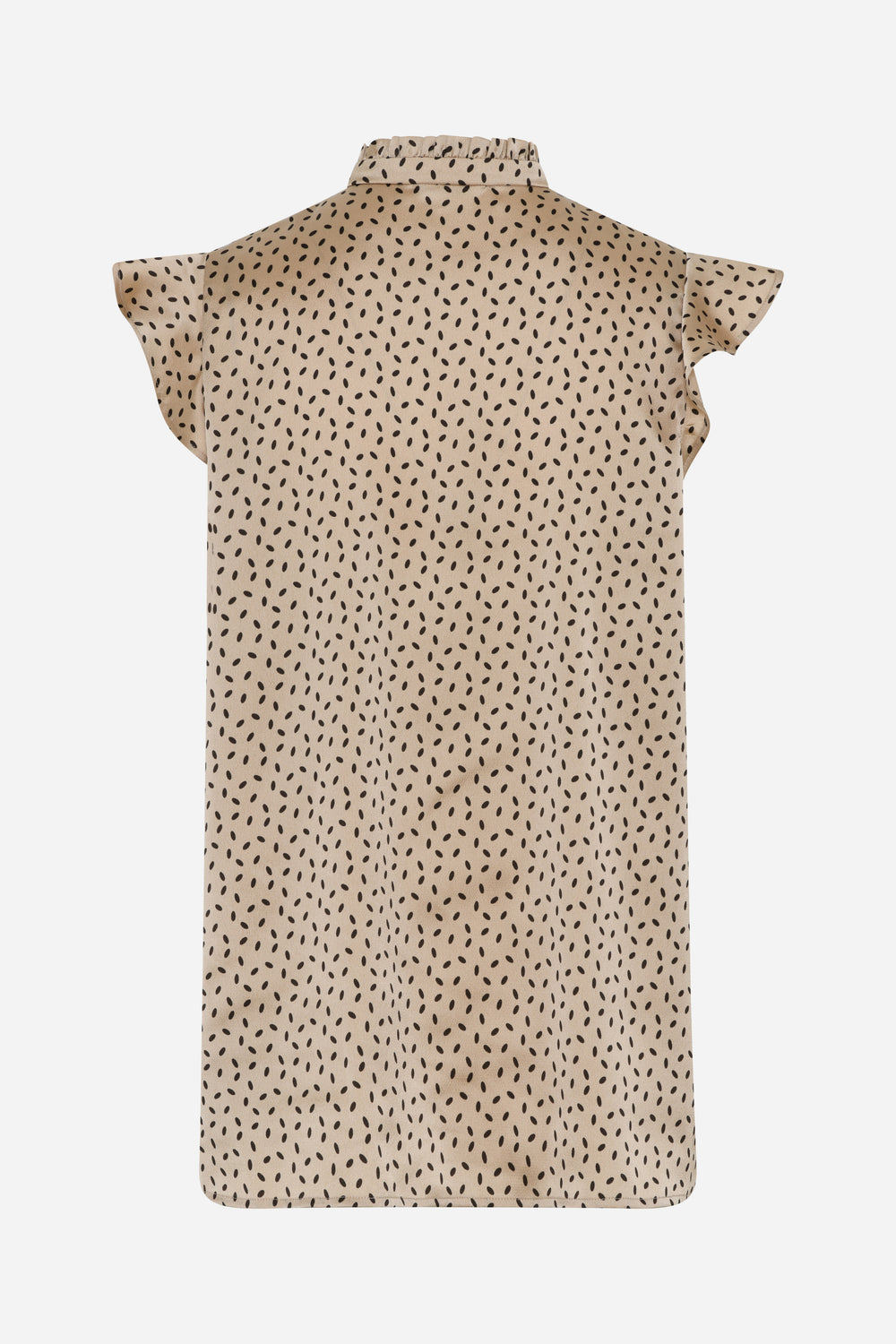 Bruuns Bazaar Women AcaciaBBNicole skjorte Skjorter Oxford Tan dot print