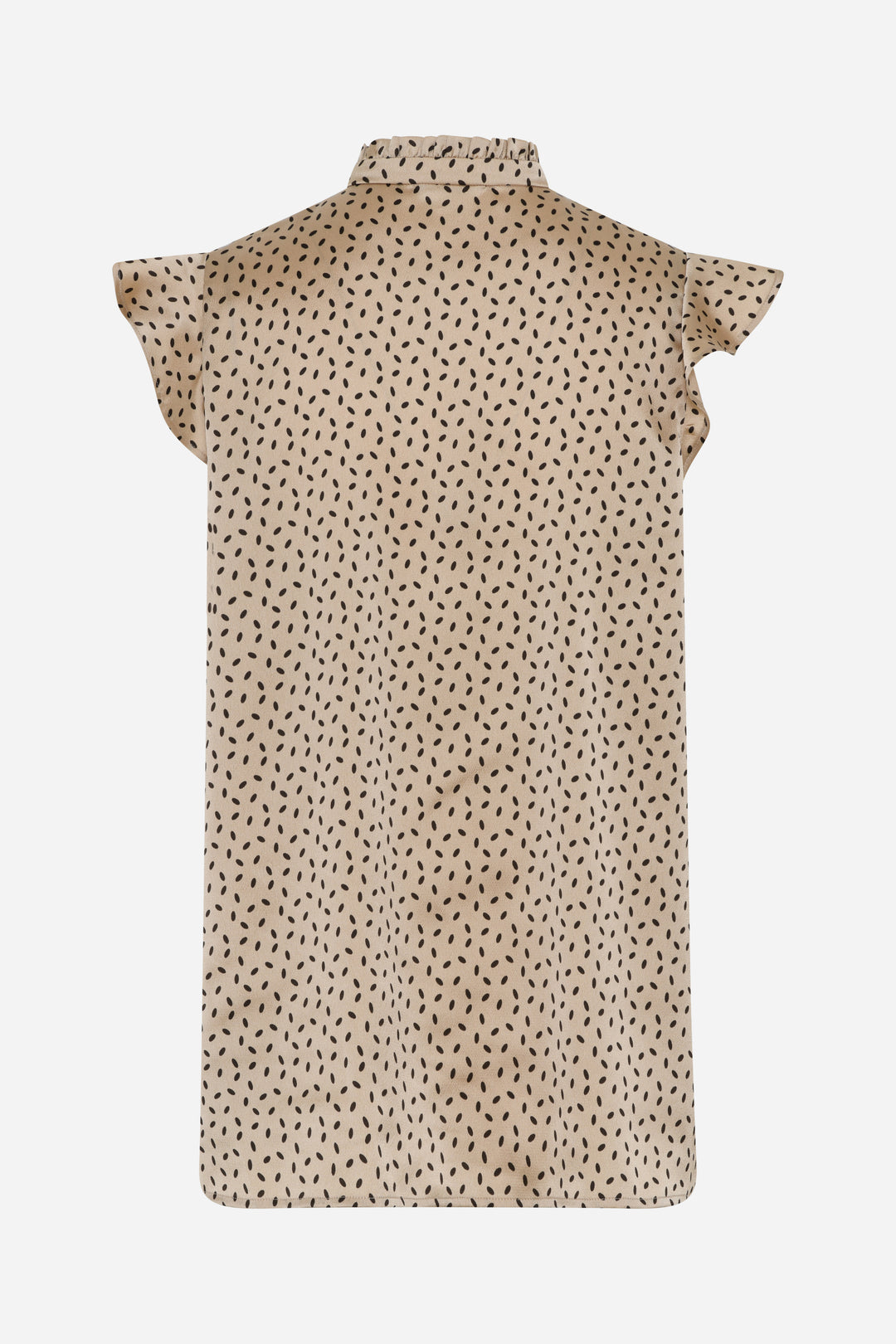 Bruuns Bazaar Women AcaciaBBNicole skjorte Skjorter Oxford Tan dot print