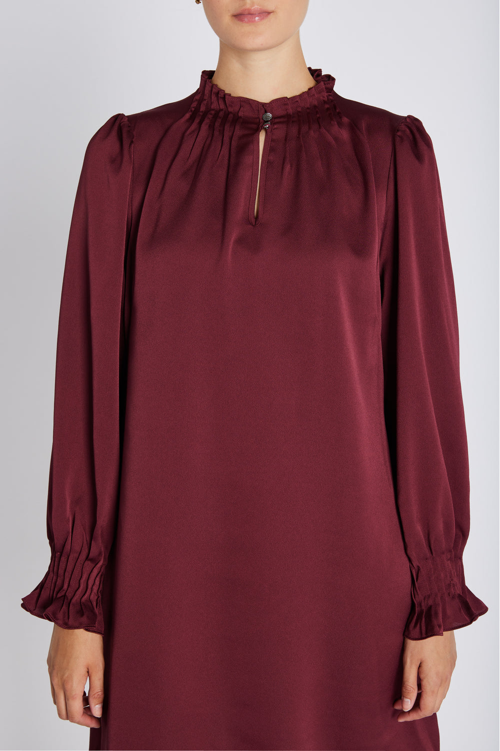 Bruuns Bazaar Women AcaciaBBTarese kjole Kjoler Burgundy