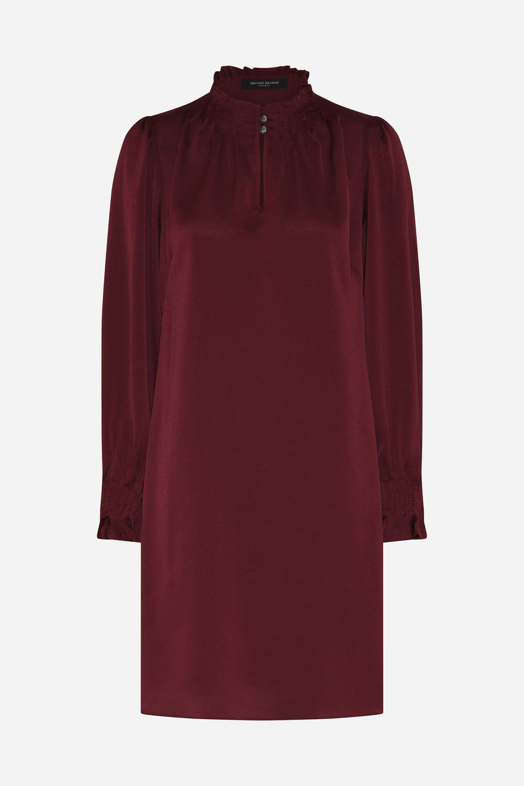 Bruuns Bazaar Women AcaciaBBTarese kjole Kjoler Burgundy