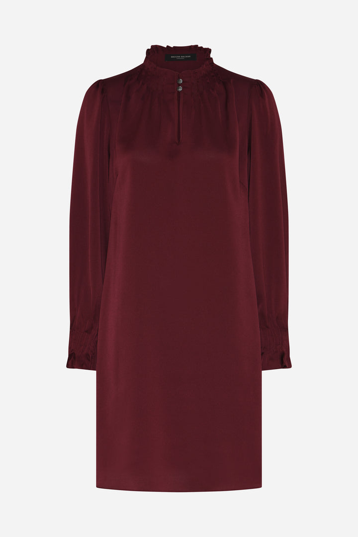 Bruuns Bazaar Women AcaciaBBTarese kjole Kjoler Burgundy