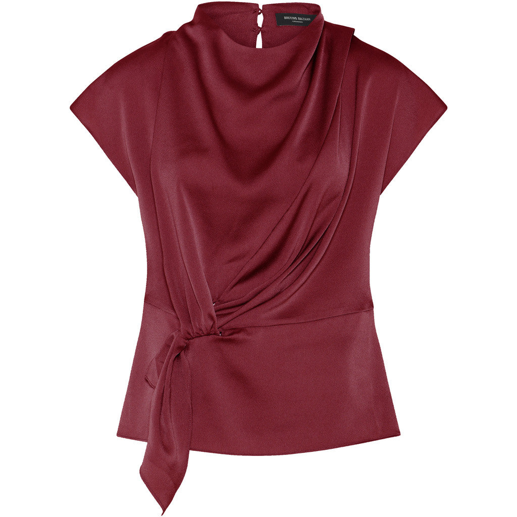 Bruuns Bazaar Women AcaciaBBTinja bluse Bluser Burgundy
