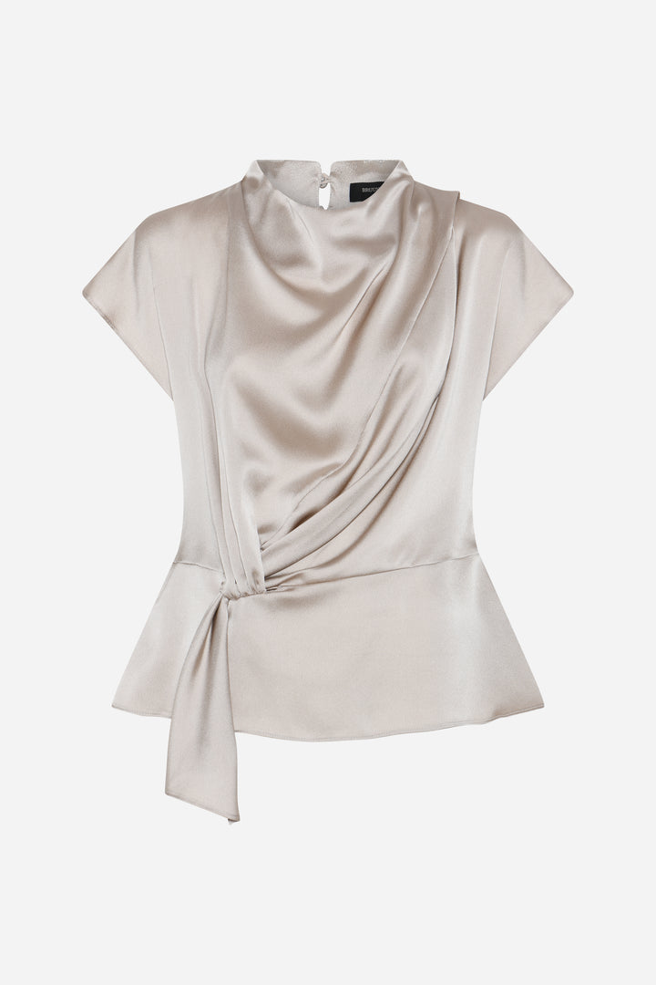 Bruuns Bazaar Women AcaciaBBTinja bluse Bluser Silver Cloud