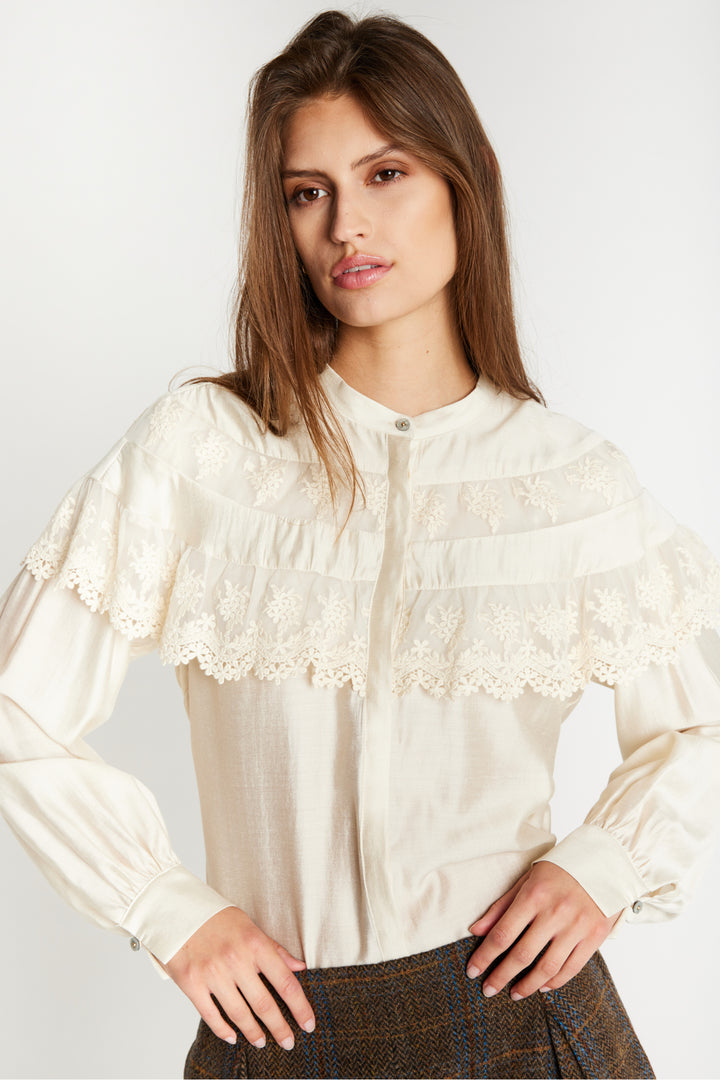 Bruuns Bazaar Women AcanthoBBLizet skjorte Skjorter Kit