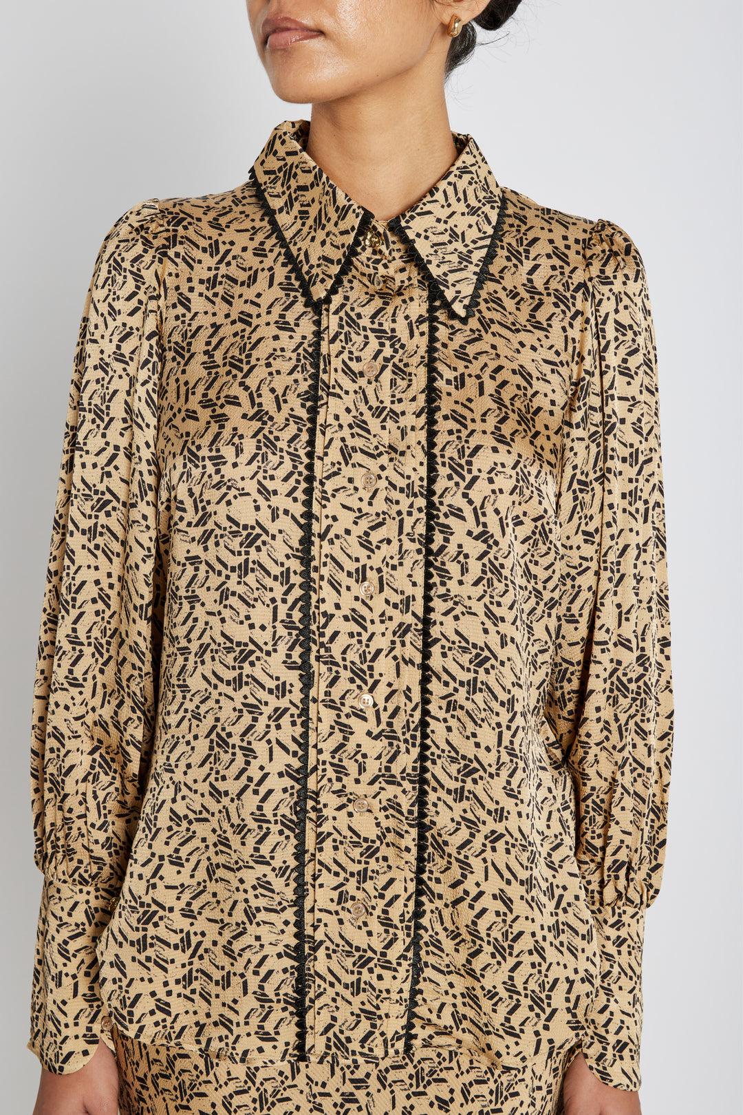 Bruuns Bazaar Women AcaraBBIndia skjorte Skjorter Art Print