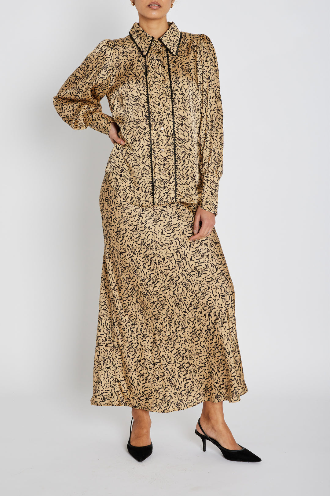 Bruuns Bazaar Women AcaraBBIndia skjorte Skjorter Art Print