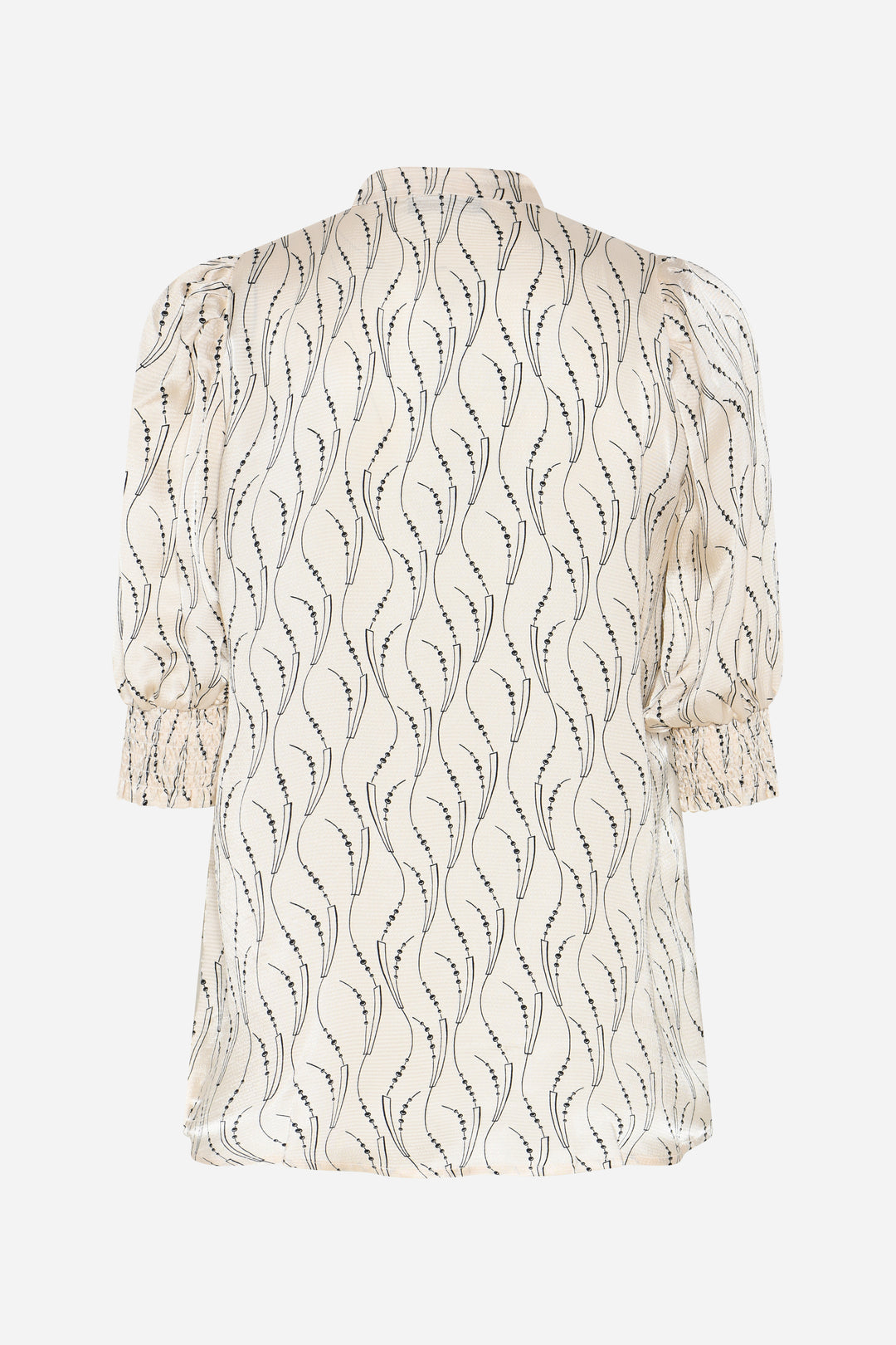 Bruuns Bazaar Women AcaraBBLicys shirt Skjorter Wavy print White cream
