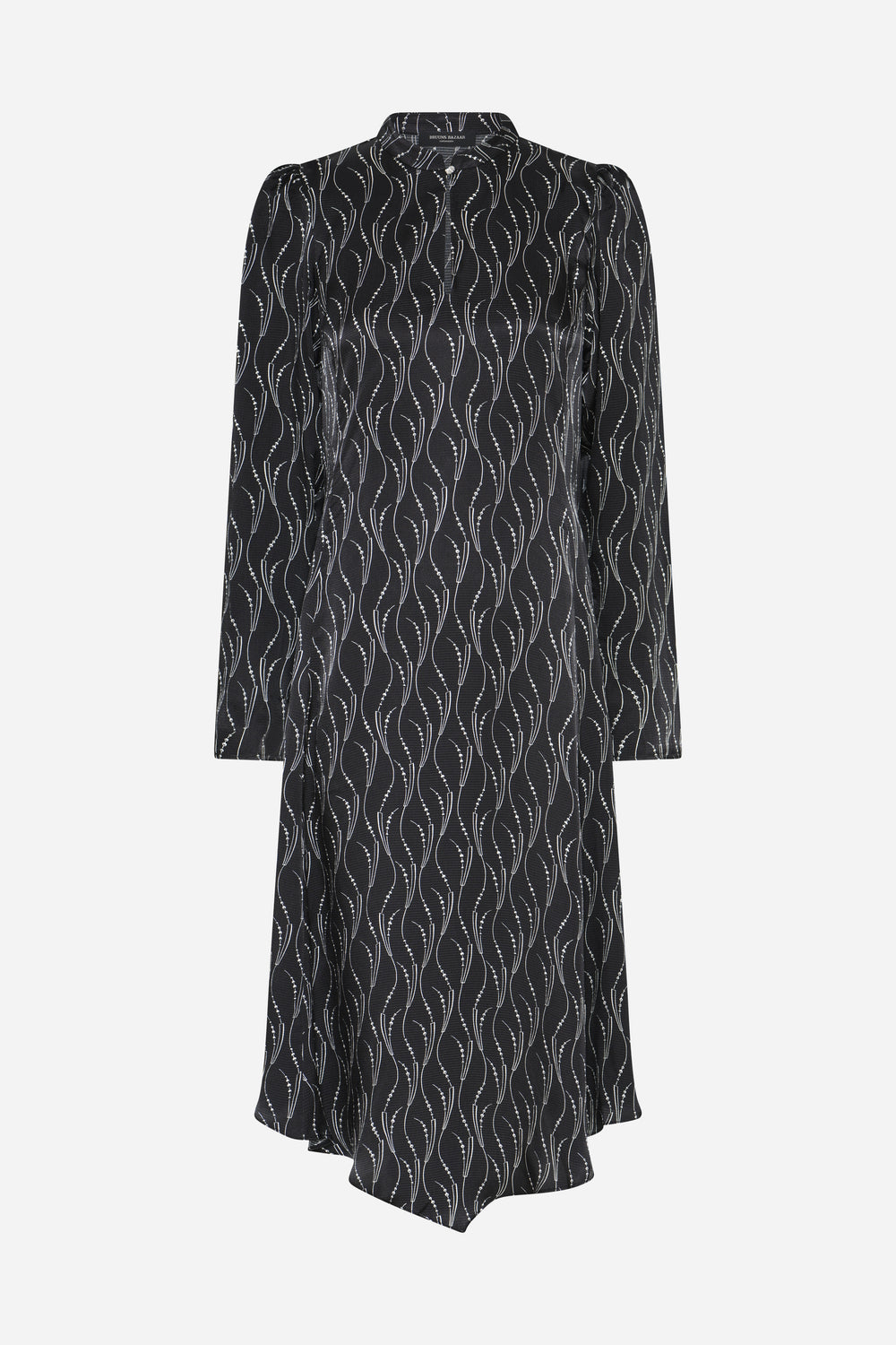 Bruuns Bazaar Women AcaraBBLiriana dress Kjoler Wavy print Black