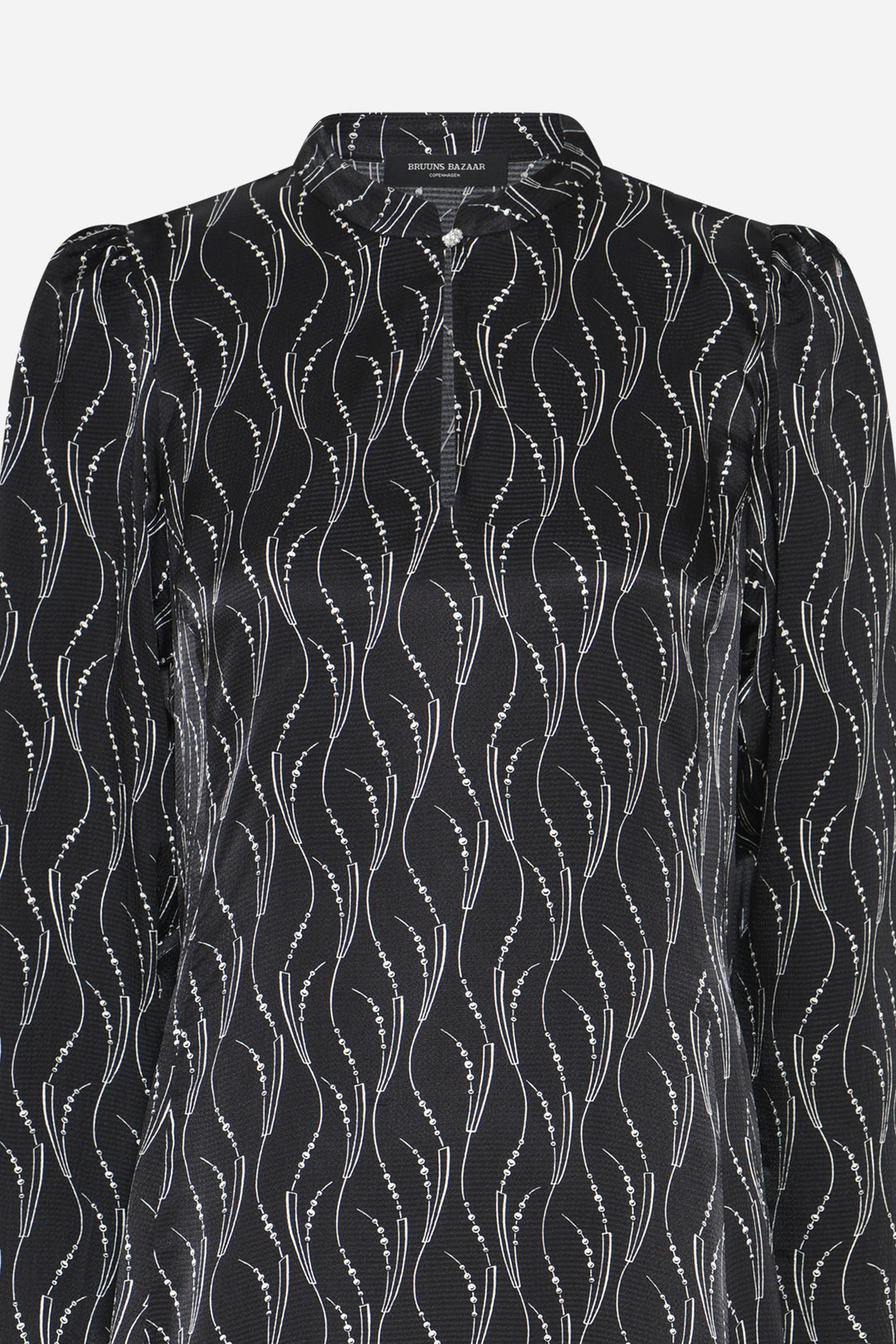 Bruuns Bazaar Women AcaraBBLiriana dress Kjoler Wavy print Black