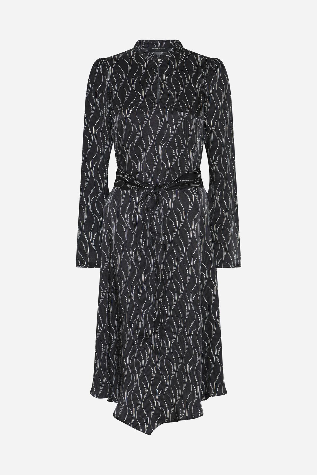 Bruuns Bazaar Women AcaraBBLiriana dress Kjoler Wavy print Black