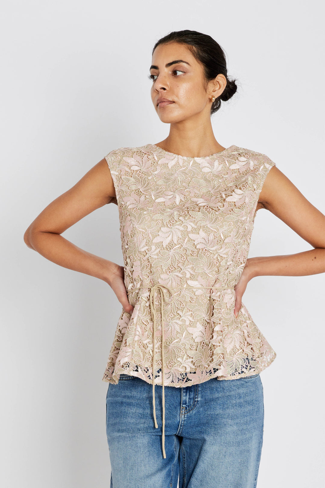 Bruuns Bazaar Women AdonidaBBOriia bluse Bluser Rose Gold flower