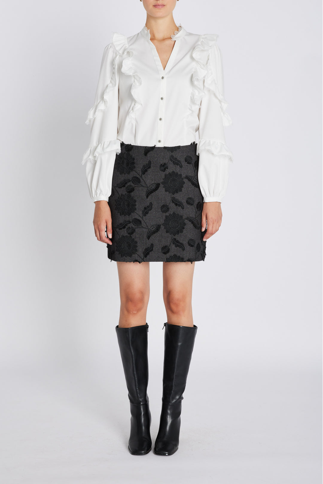 Bruuns Bazaar Women AlmondBBJoannas nederdel Nederdele Black