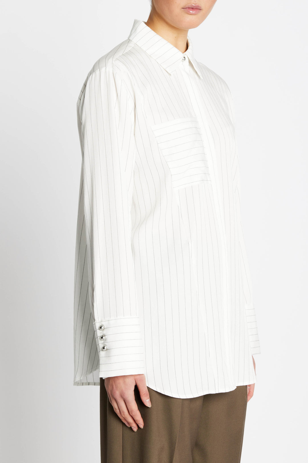 Bruuns Bazaar Women AmaranthBBZanne skjorte Skjorter White stripe