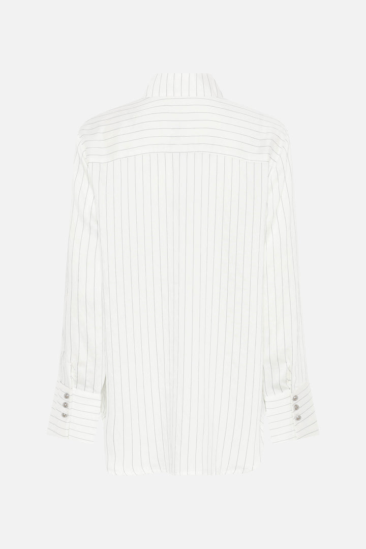 Bruuns Bazaar Women AmaranthBBZanne skjorte Skjorter White stripe