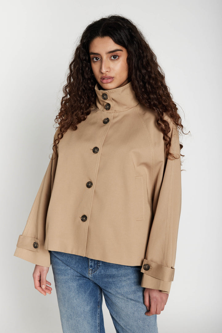 Bruuns Bazaar Women AmomumBBToma jacket Overtøj Dark sand