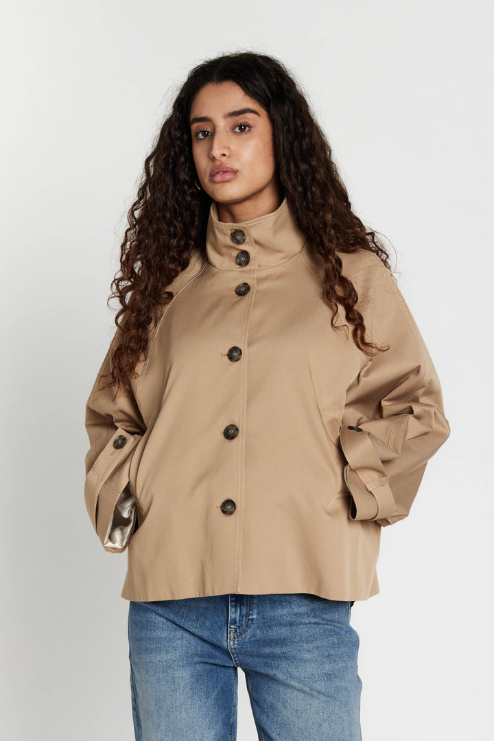 Bruuns Bazaar Women AmomumBBToma jacket Overtøj Dark sand