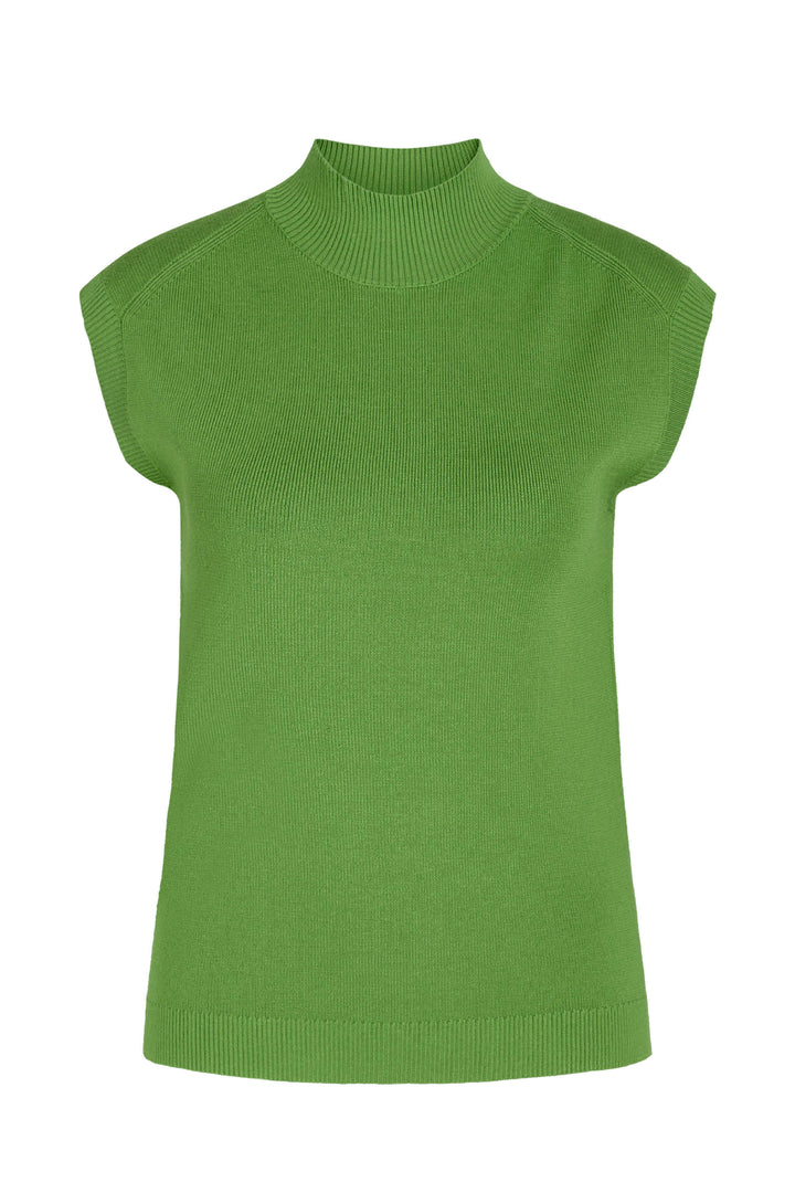 Bruuns Bazaar Women AnemoneBBCamela knit vest Strik Moss Green